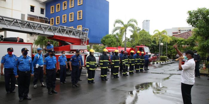 BP Batam Menggelar Simulasi Untuk Menjaga Keamanan Objek Vital, Selasa (29/9) di Batam Center.